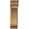 Ekena Millwork Thorton Traditional Rough Sawn Bracket w/ Offset Brace, Western Red Cedar, 8"W x 22"D x 30"H BKT0806X22X30THR01RWR - alternate 2
